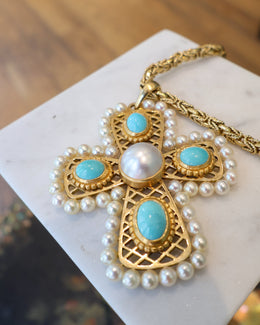 Pendentif Croix Byzantine - Sanja Spahr