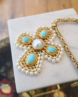 Pendentif Croix Byzantine - Sanja Spahr