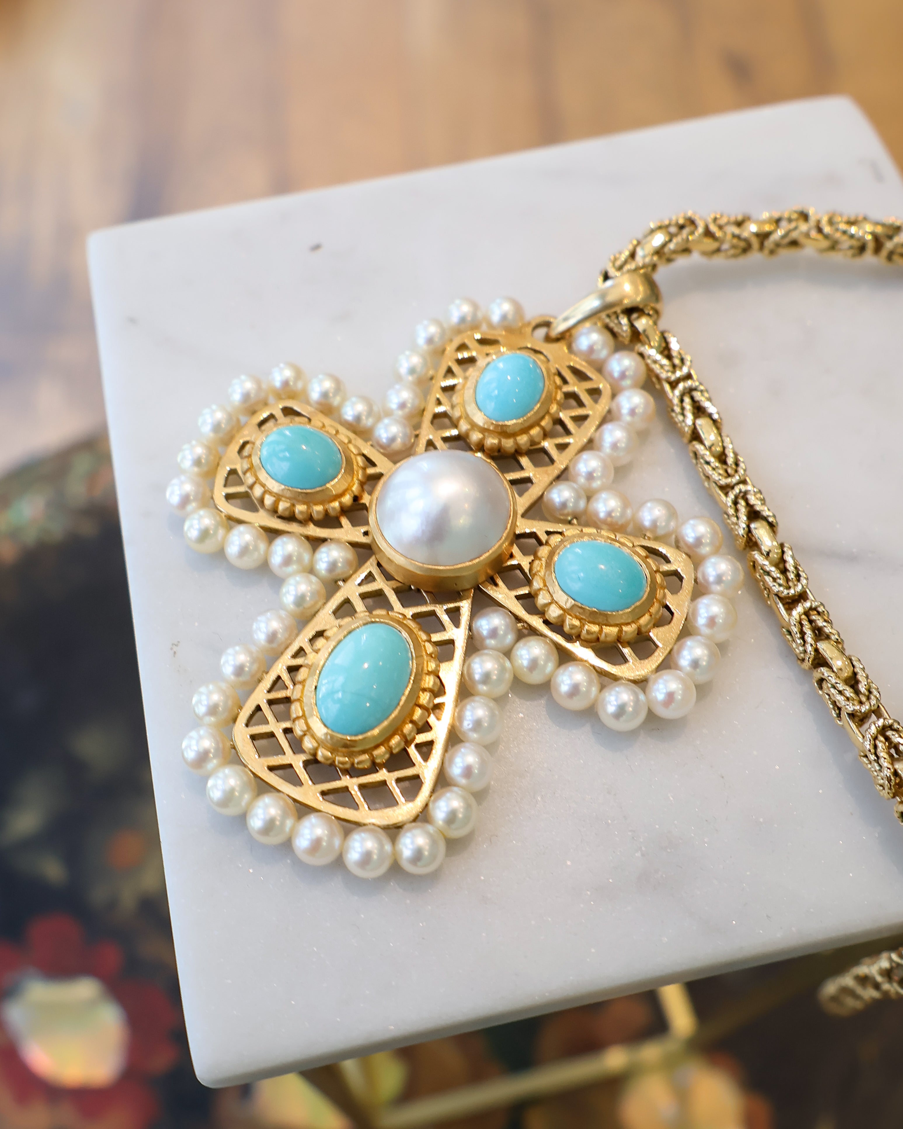 Pendentif Croix Byzantine - Sanja Spahr