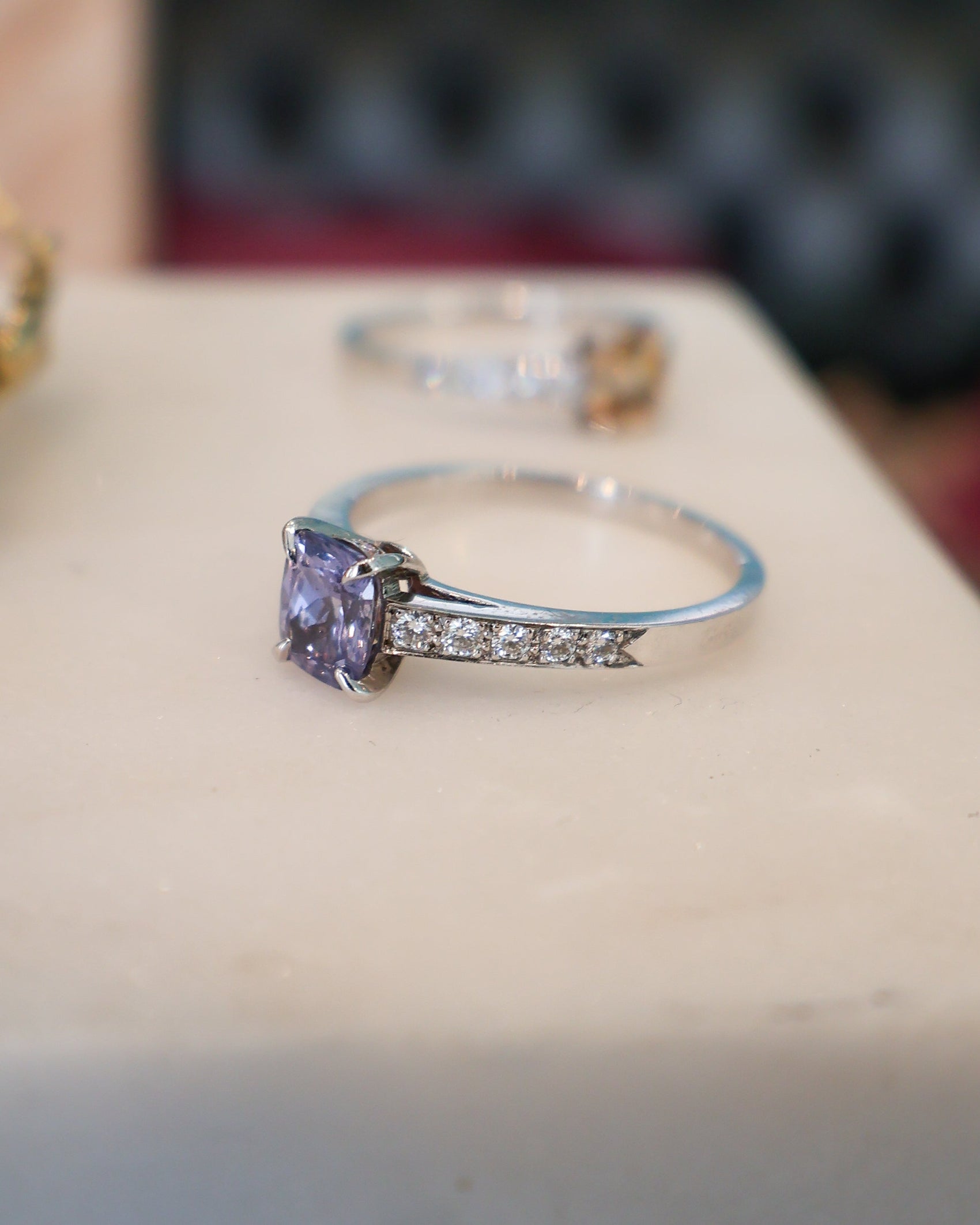 Bague Saphir Violet - Marc Alexandre