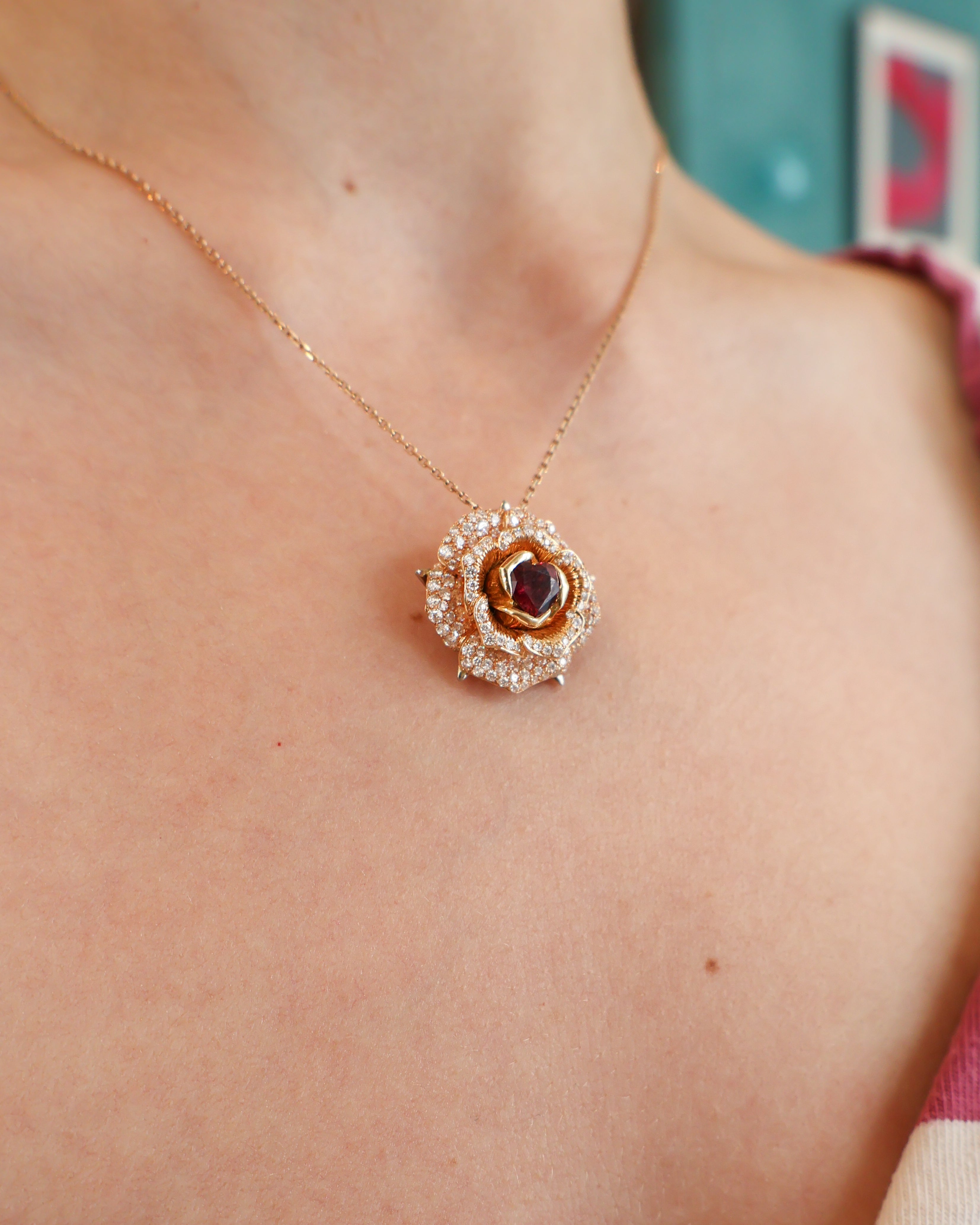 Pendentif Rose Éternelle - Marc Alexandre