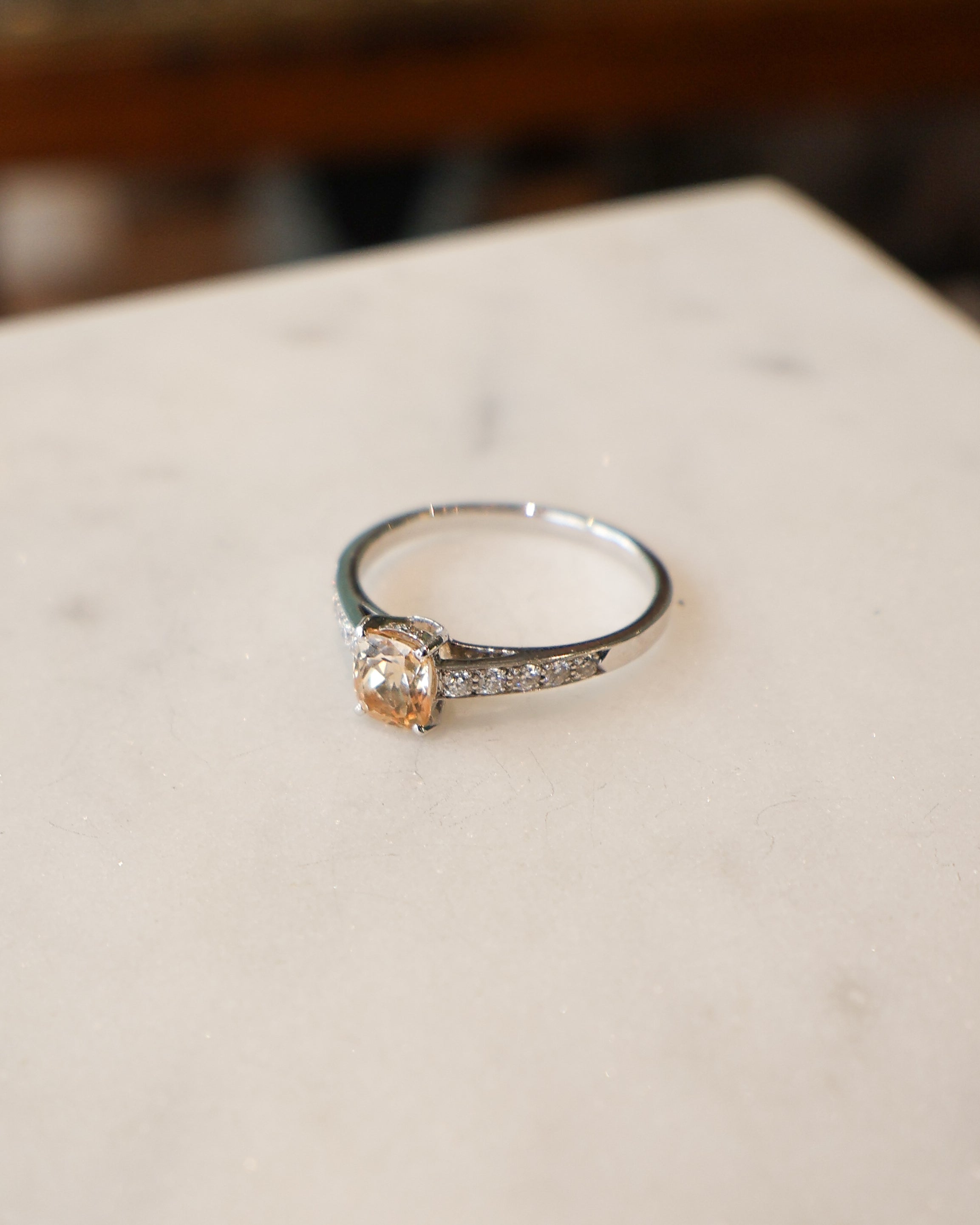 Bague Saphir Jaune - Marc Alexandre
