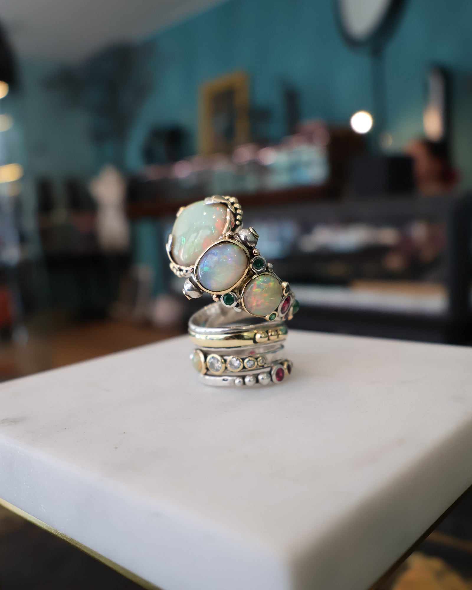 Bague Boa Arc-en-Ciel - Pascaline Guerin