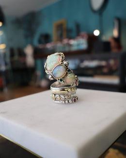 Bague Boa Arc-en-Ciel - Pascaline Guerin
