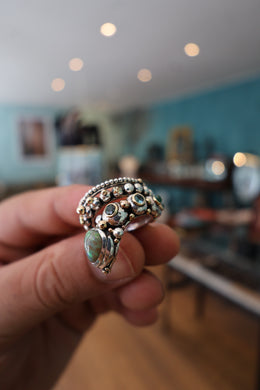 Bague Petit Boa Bleu - Pascaline Guerin